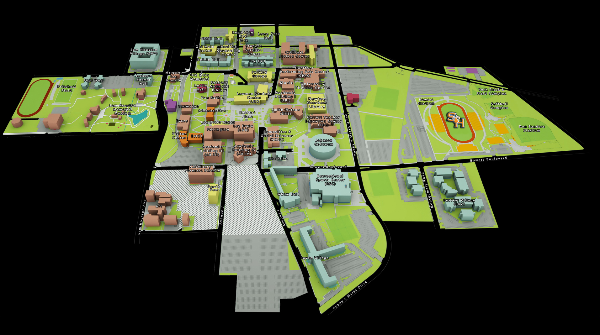 Shsu Map Of Campus Visitors | Sam Houston State University